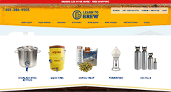 Desktop Screenshot of learntobrew.com